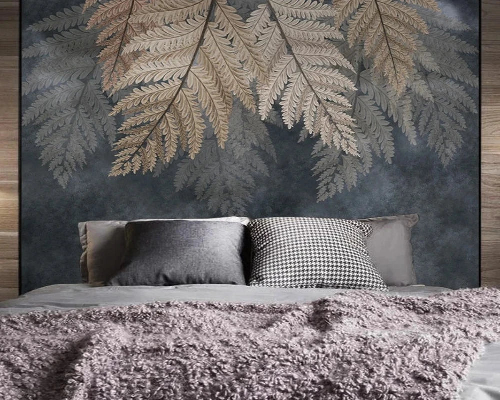 3D Modern Art Plant Leaves